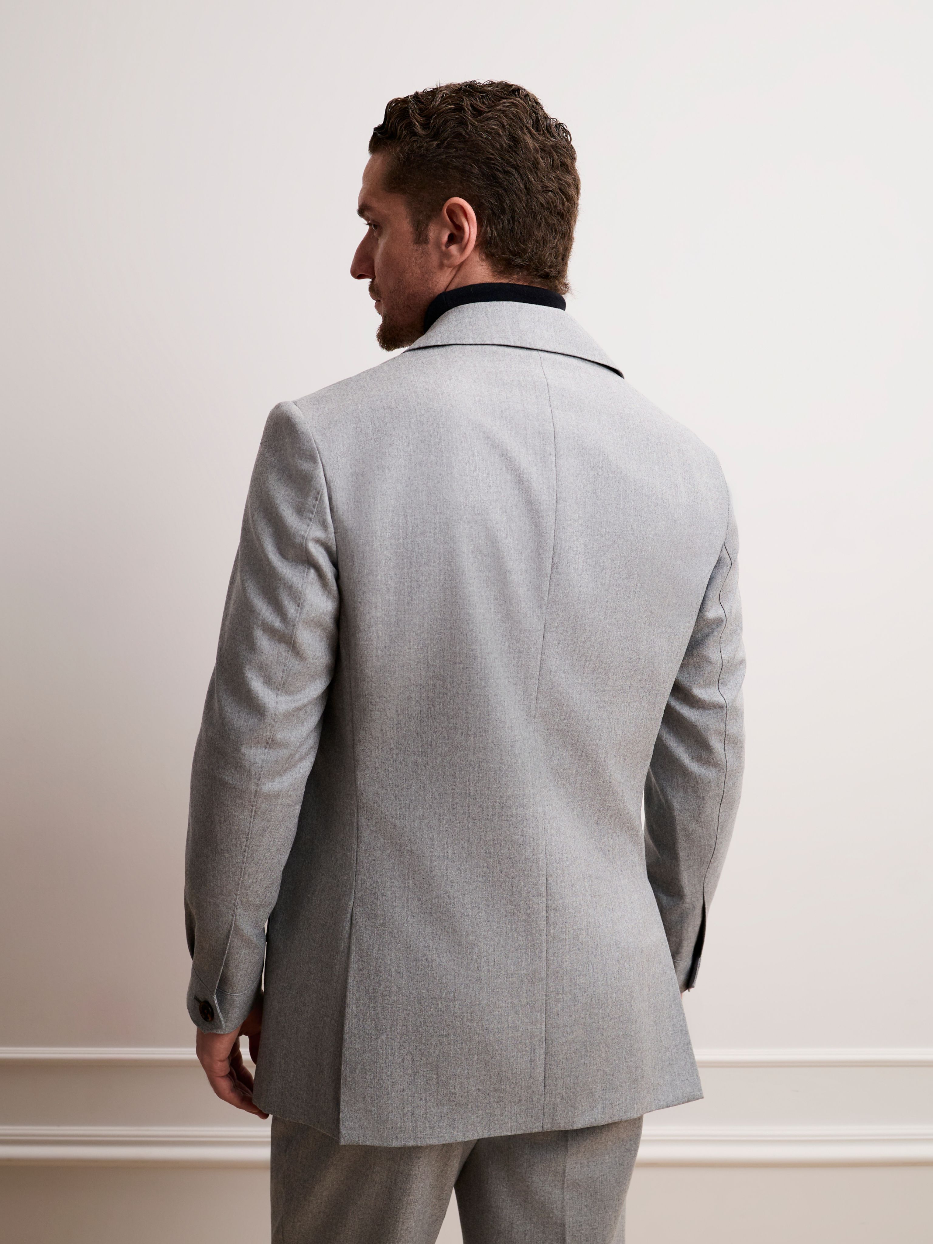 Пиджак сафари и кэжуал брюки из фланелей